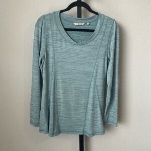Soft Surroundings Green Long Sleeve Top Size XS